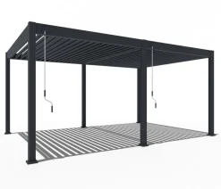 Weide Pergolen > Deluxe Pergola Voll-Alu, ca. B530/H255/T360 cm