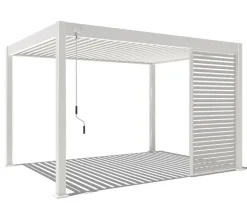 Weide Horizontales Seitenwand-Paneel, ca. B123/H255 cm Weiß Discount