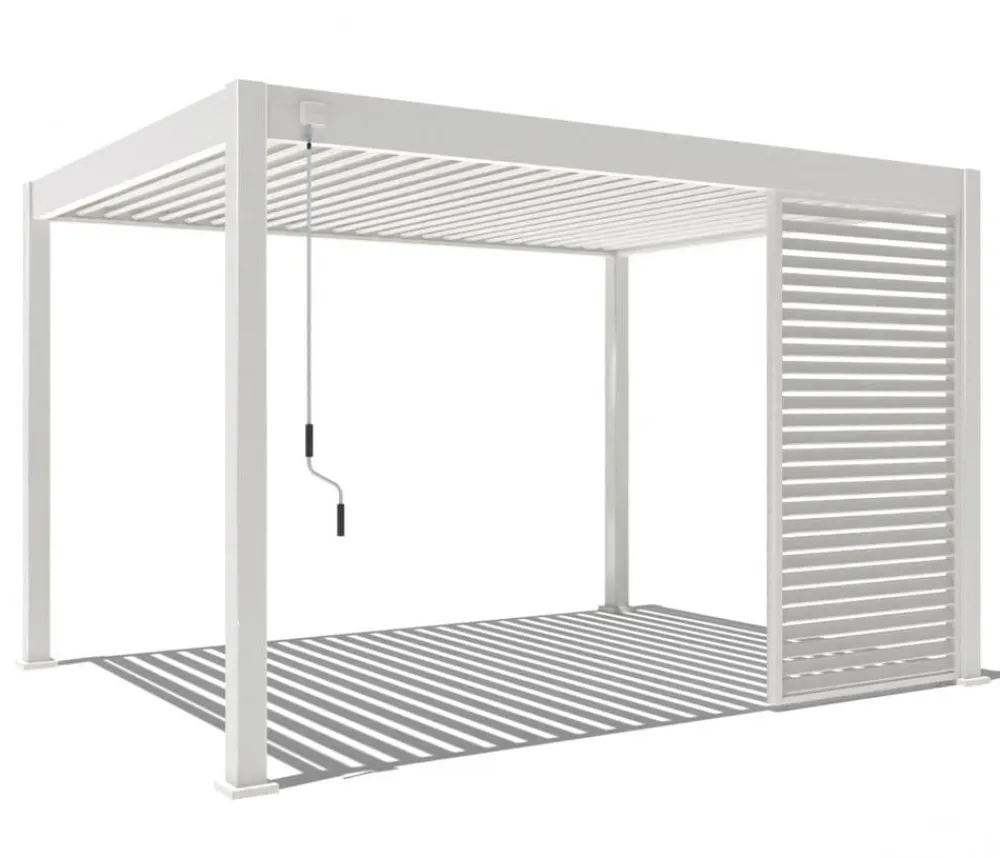 Weide Pergolen - Horizontales Seitenwand-Paneel, ca. B93/H255 cm Natur