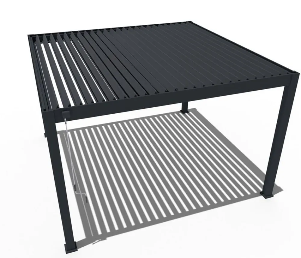 Weide Pergolen - Pergola Deluxe Plus 4x4, ca. B400/H255/T400 cm Anthrazit