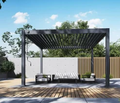 Weide Pergolen - Pergola Deluxe Plus 4x4, ca. B400/H255/T400 cm Anthrazit