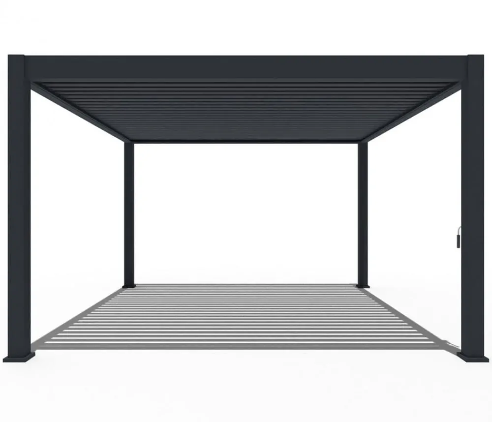 Weide Pergolen - Pergola Deluxe Plus 4x4, ca. B400/H255/T400 cm Anthrazit