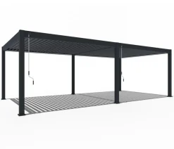 Weide Pergolen - Pergola Deluxe Plus 4x8, ca. B800/H255/T400 cm Anthrazit