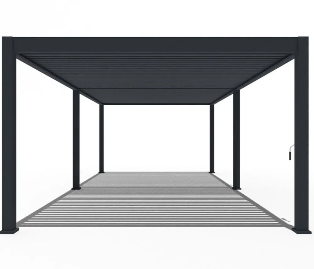 Weide Pergolen - Pergola Deluxe Plus 4x8, ca. B800/H255/T400 cm Anthrazit
