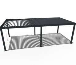 Weide Pergolen - Pergola Deluxe Plus 4x8, ca. B800/H255/T400 cm Anthrazit