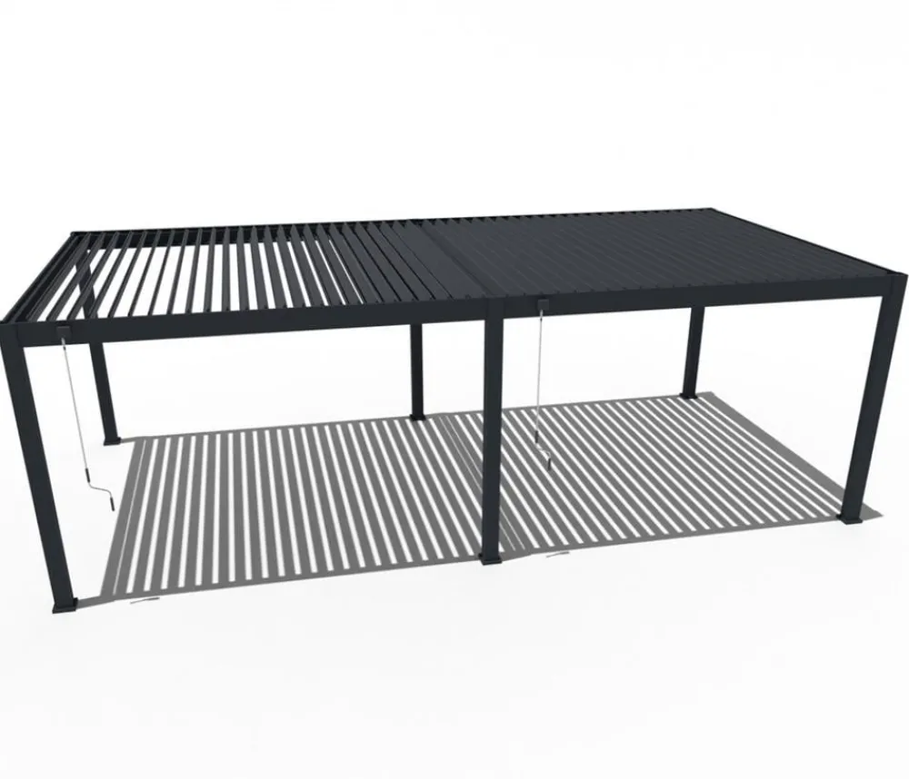 Weide Pergolen - Pergola Deluxe Plus 4x8, ca. B800/H255/T400 cm Anthrazit