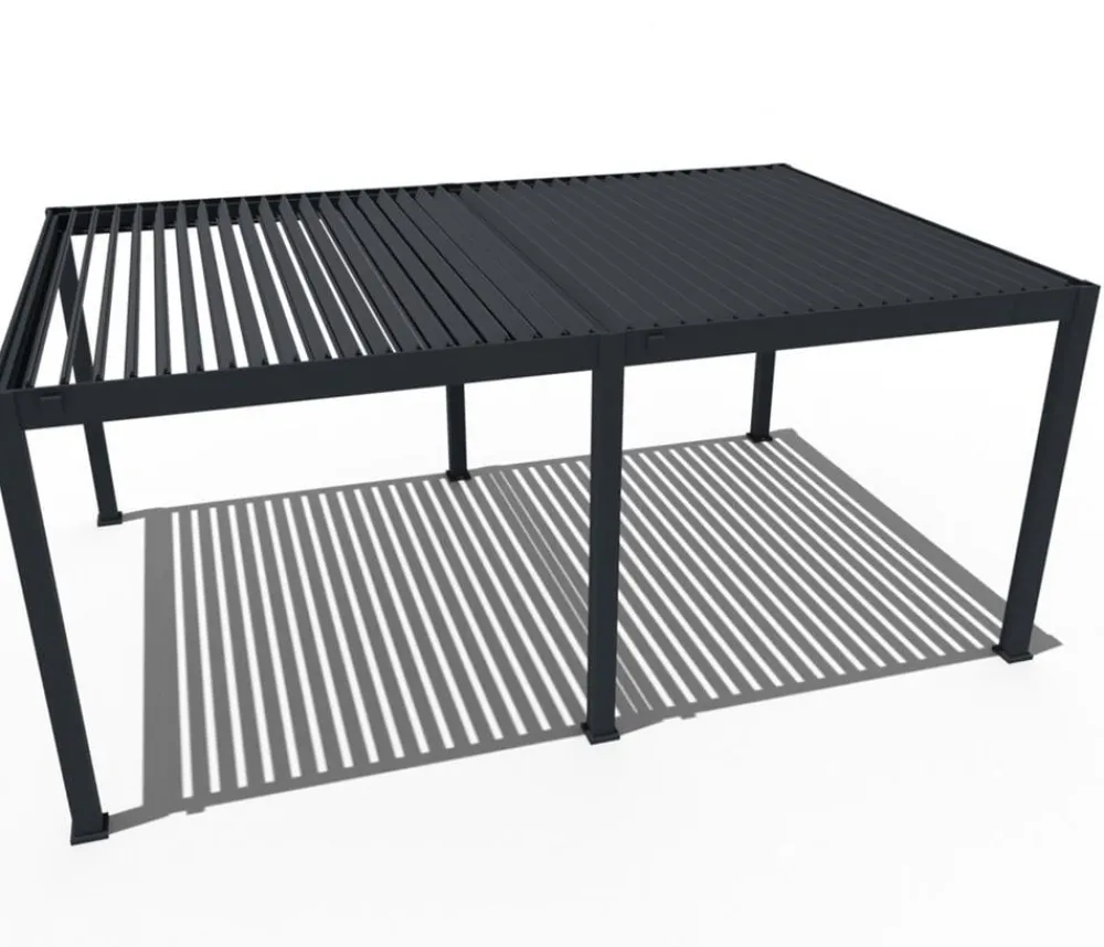 Weide Pergola Deluxe Plus 4x6, ca. B600/H255/T400 cm Anthrazit