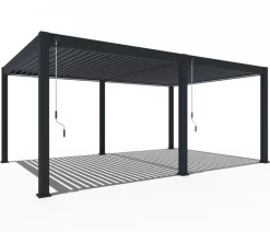 Weide Pergola Deluxe Plus 4x6, ca. B600/H255/T400 cm Anthrazit