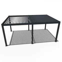Weide Pergolen - Pergola LED E-Deluxe Plus 4x6, ca. B600/H255/T400 cm Anthrazit