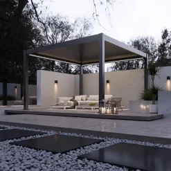 Weide Pergolen > Pergola LED E-Deluxe Plus 4x4, ca. B400/H255/T400 cm