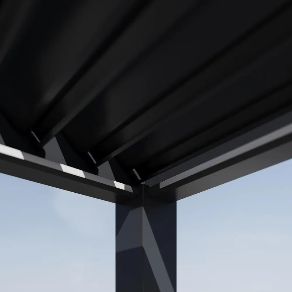 Weide Pergola LED E-Deluxe Plus 8x4, ca. B800/H255/T400 cm Anthrazit Online