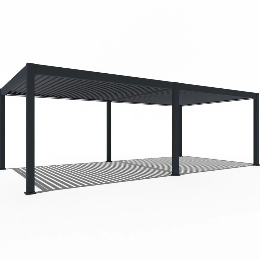 Weide Pergola LED E-Deluxe Plus 8x4, ca. B800/H255/T400 cm Anthrazit Online