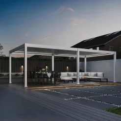 Weide Pergolen|Gasgrills > Pergola LED E-Deluxe Plus 4x8, ca. B800/H255/T400 cm