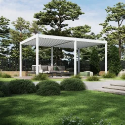 Weide Pergolen - Pergola LED E-Deluxe 3,6x7,2, ca. B720/H255/T360 cm Anthrazit