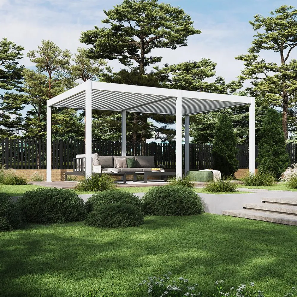 Weide Pergolen - Pergola LED E-Deluxe 3,6x7,2, ca. B720/H255/T360 cm Anthrazit