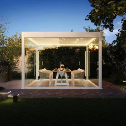 Weide Pergolen > Pergola LED E-Deluxe 3,6x4, ca. B400/H255/T360 cm