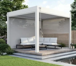 Weide Sonnenrollo für Deluxe/Classic Pergola, ca. B300 cm Ivory Sand Best