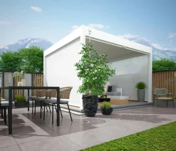 Weide Sonnenrollo für Deluxe/Classic Pergola, ca. 360 cm Weiß Clearance
