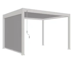 Weide Sonnenrollo für Deluxe/Classic Pergola, ca. 360 cm Weiß Clearance