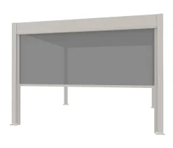Weide Sonnenrollo für Deluxe/Classic Pergola, ca. B400 cm Ivory Sand Sale