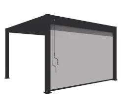 Weide Pergolen - Sonnenrollo für Deluxe/Classic Pergola, ca. B400 cm Anthrazit