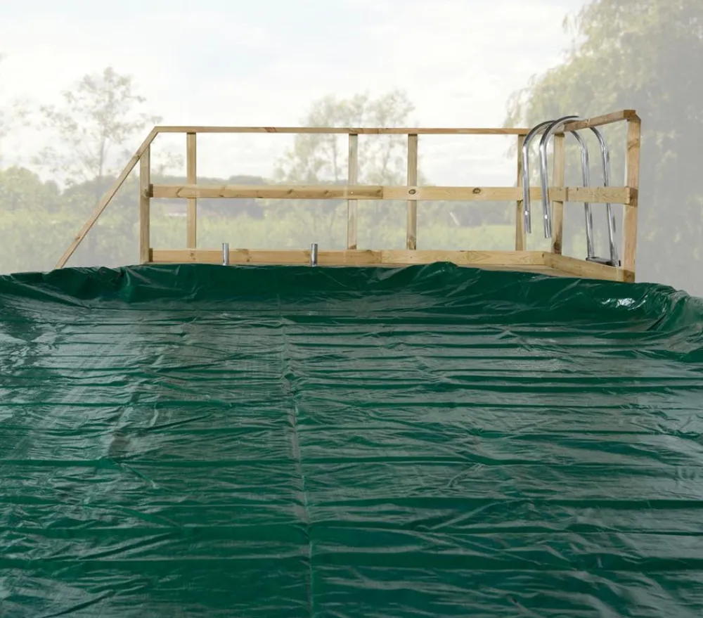 Weka Pools & Whirlpools - Abdeckplane für 593 A und 593 B Gr. 1 Dunkelgrün