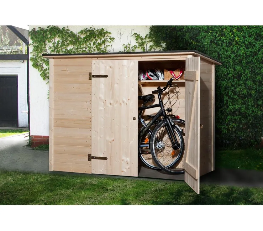 Weka Bike- Multibox, ca. B219/H151/T100 cm Natur New