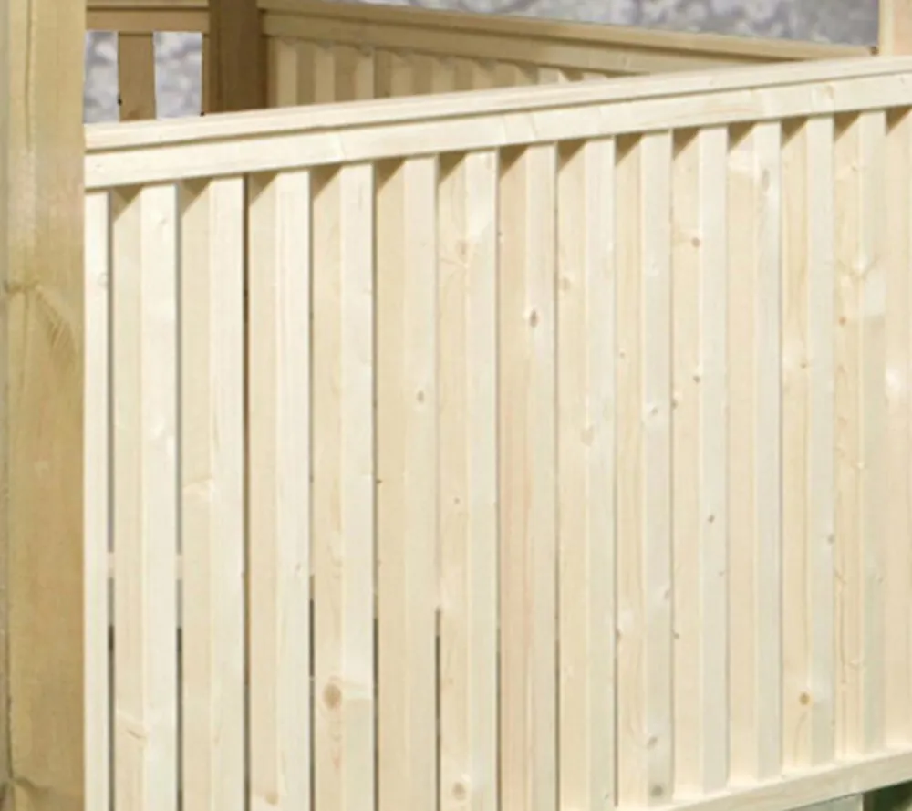 Weka Pavillons|Anbauten - Brüstungsgeländer für Pavillon 656 Gr. 1 und 2 Natur