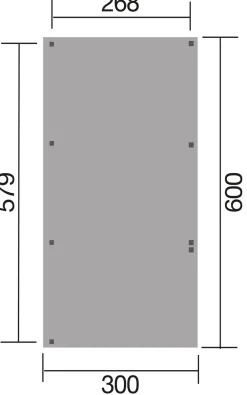Weka Carports & Garagen > Carport 606 A