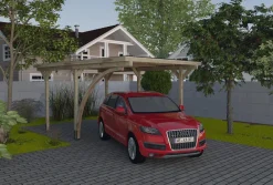 Weka Carports & Garagen - Carport 606 A Natur