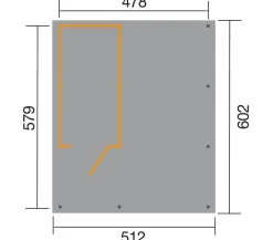 Weka Carports & Garagen > Carport 607 Gr.1