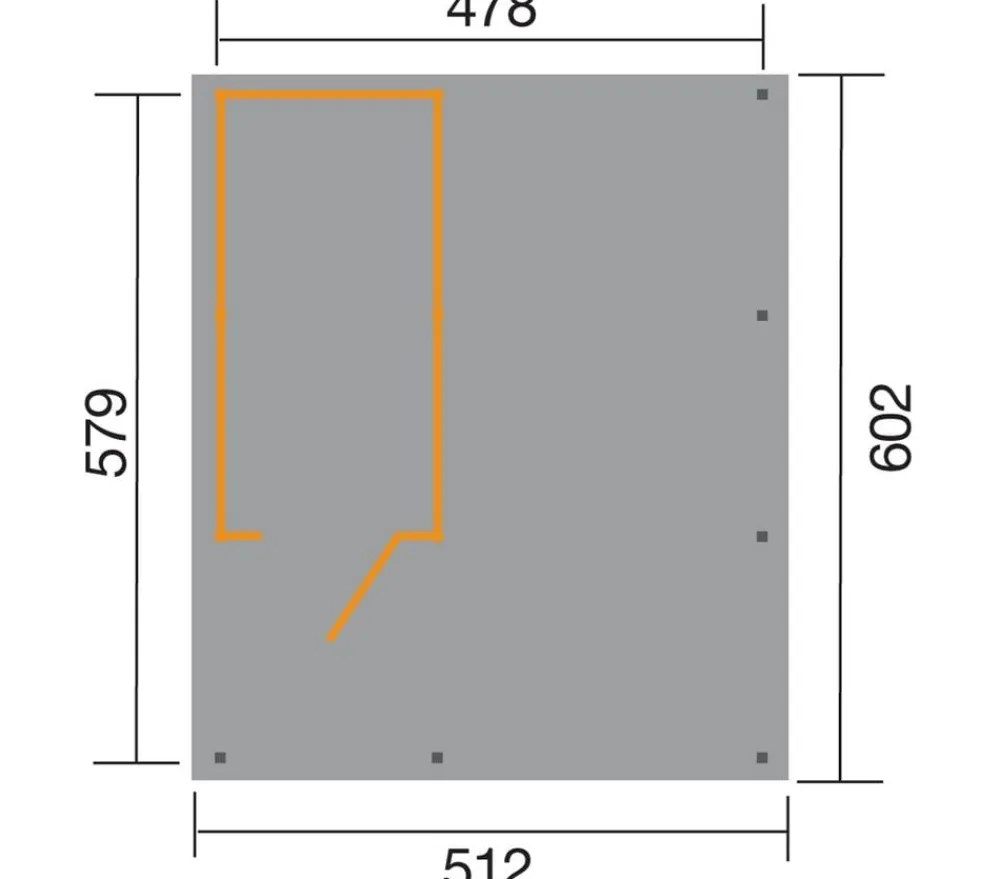 Weka Carports & Garagen > Carport 607 Gr.1