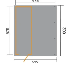 Weka Carports & Garagen - Carport 607 Gr.1