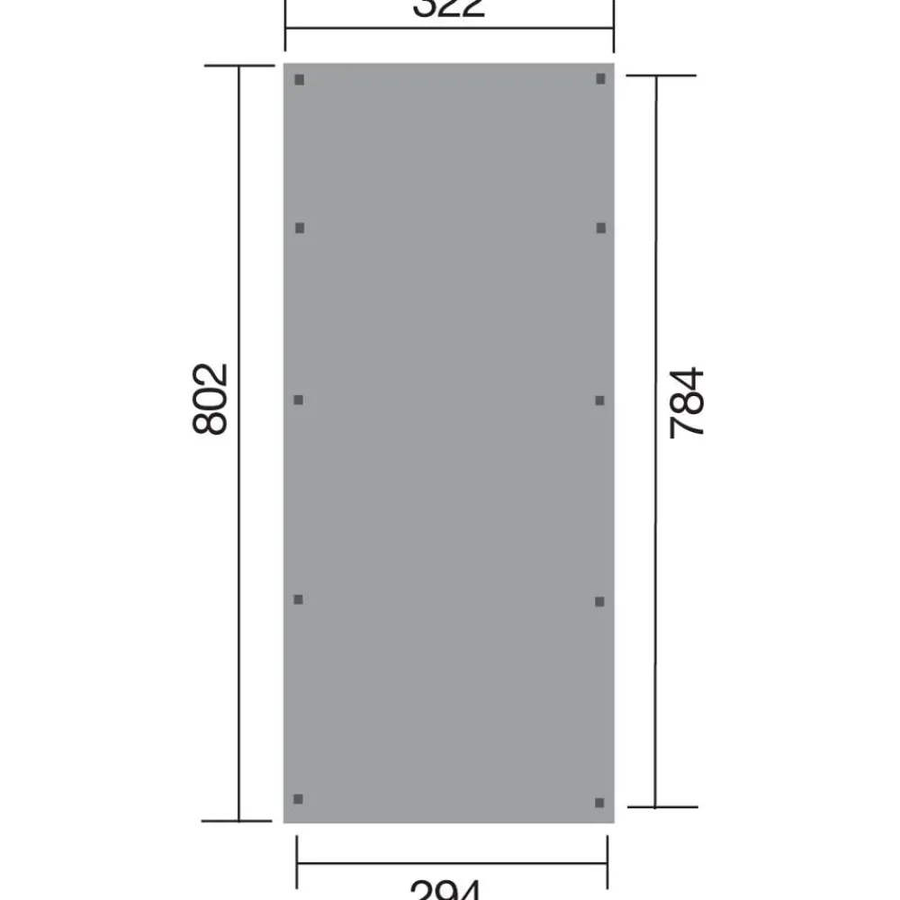 Weka Carport 617, mit Stahldach Hellbraun Online