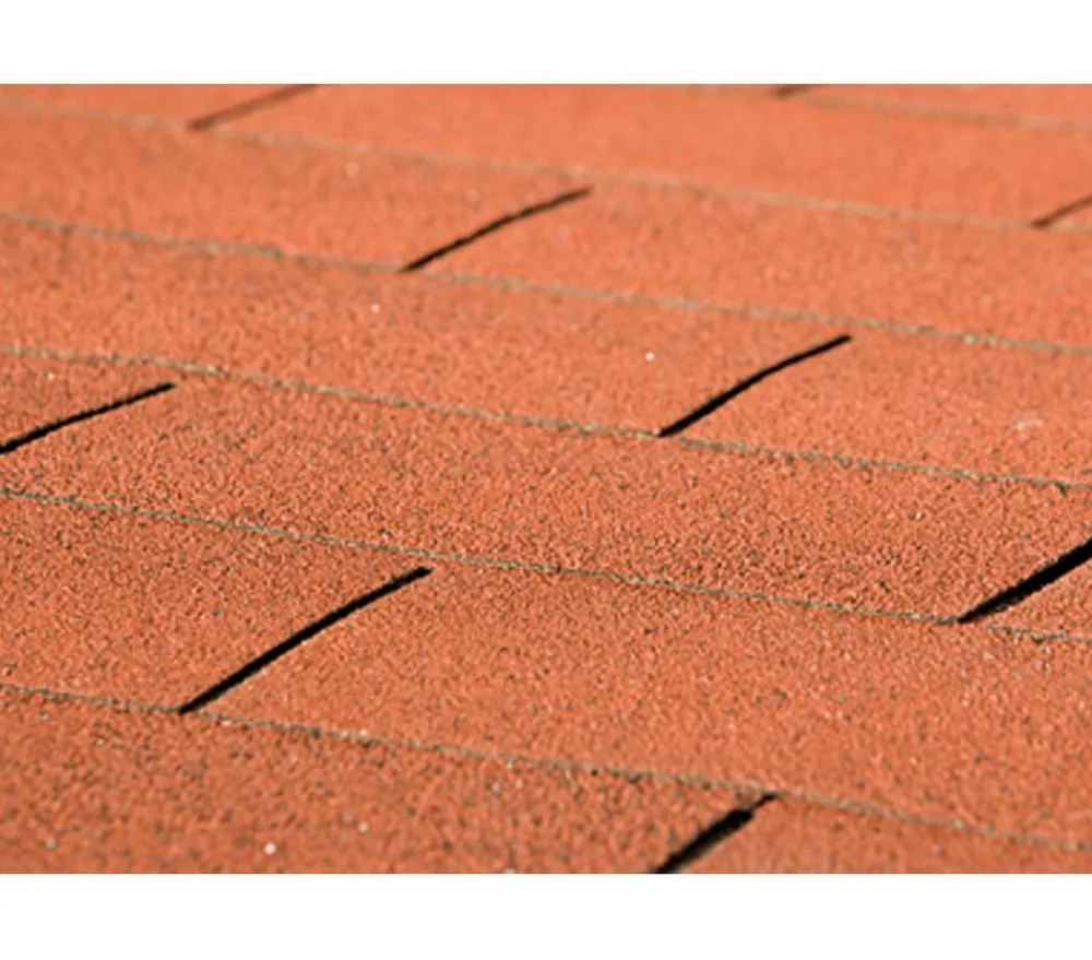 Weka Dachzubehör - Dachschindeln rechteckig, 3 m² Rot