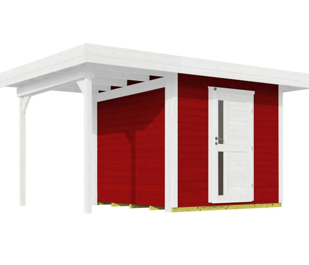 Weka Designhaus 172 A Gr. 1, ca. B430/H226/T314 cm Rot