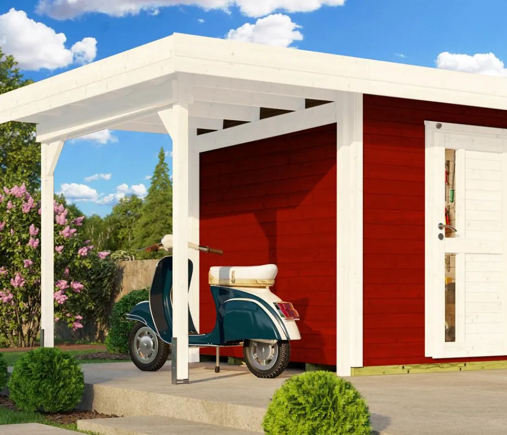 Weka Designhaus 172 A Gr. 1, ca. B430/H226/T314 cm Rot