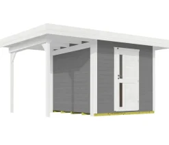 Weka Gartenhäuser & Gerätehäuser - Designhaus 172 A Gr.2, ca. B430/H226/T375 cm Grau