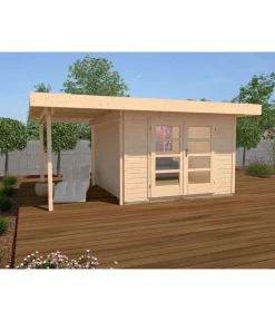 Weka Designhaus 126 A+ Gr. 1, ca. B500/H247/T316 cm Natur Hot