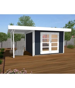 Weka Designhaus 126 A+ Gr. 1, ca. B500/H247/T316 cm Dunkelgrau New