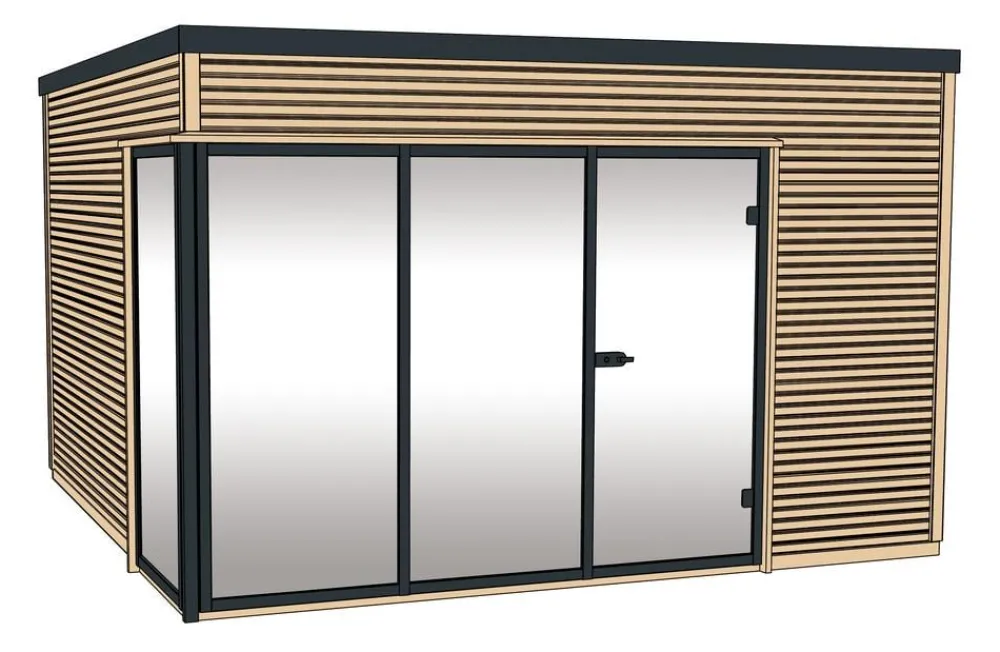Weka Gartenhäuser & Gerätehäuser - Designhaus Cubilis Natur