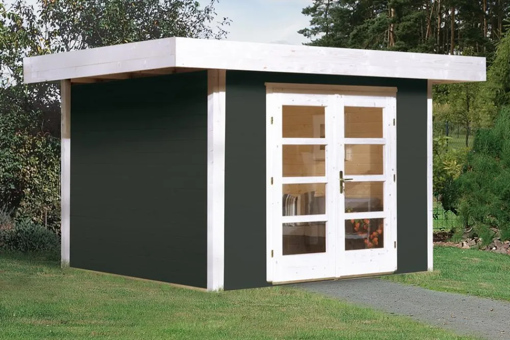 Weka Gartenhäuser & Gerätehäuser > Designhaus 126 Gr.1, ca. B361/H225/T286 cm