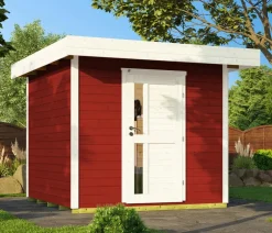 Weka Gartenhäuser & Gerätehäuser - Designhaus 172 Gr. 2, ca. B275/H226/T375 cm Grau