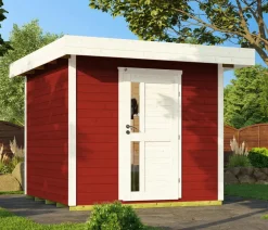 Weka Designhaus 172 Gr. 1, ca. B275/H226/T314 cm Rot New