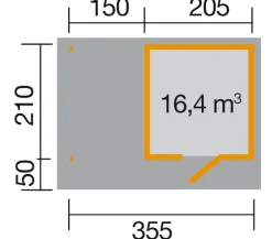 Weka Designhaus Line 172 A Dunkelgrau