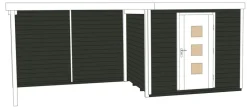 Weka Designhaus Line 413 B Gr.2, ca. B610/H244/T310 cm Dunkelgrau Sale