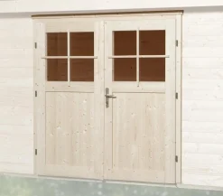 Weka Fenster & Türen > Doppeltür für 21 + 28 mm Wandstärke, ca. B182/H181 cm