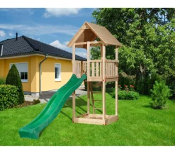 Weka Gartenspielgeräte > Drachenturm inkl. Rutsche & Sandkasten, ca. B150/H331/T400 cm