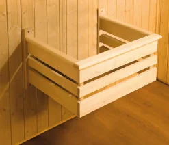 Weka Saunas & Infrarotkabinen - Ecksauna Kiruna mit Glastür, inkl. Ofen Natur
