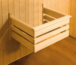 Weka Saunas & Infrarotkabinen > Ecksauna Kiruna mit Glastür, inkl. Bio-Ofen